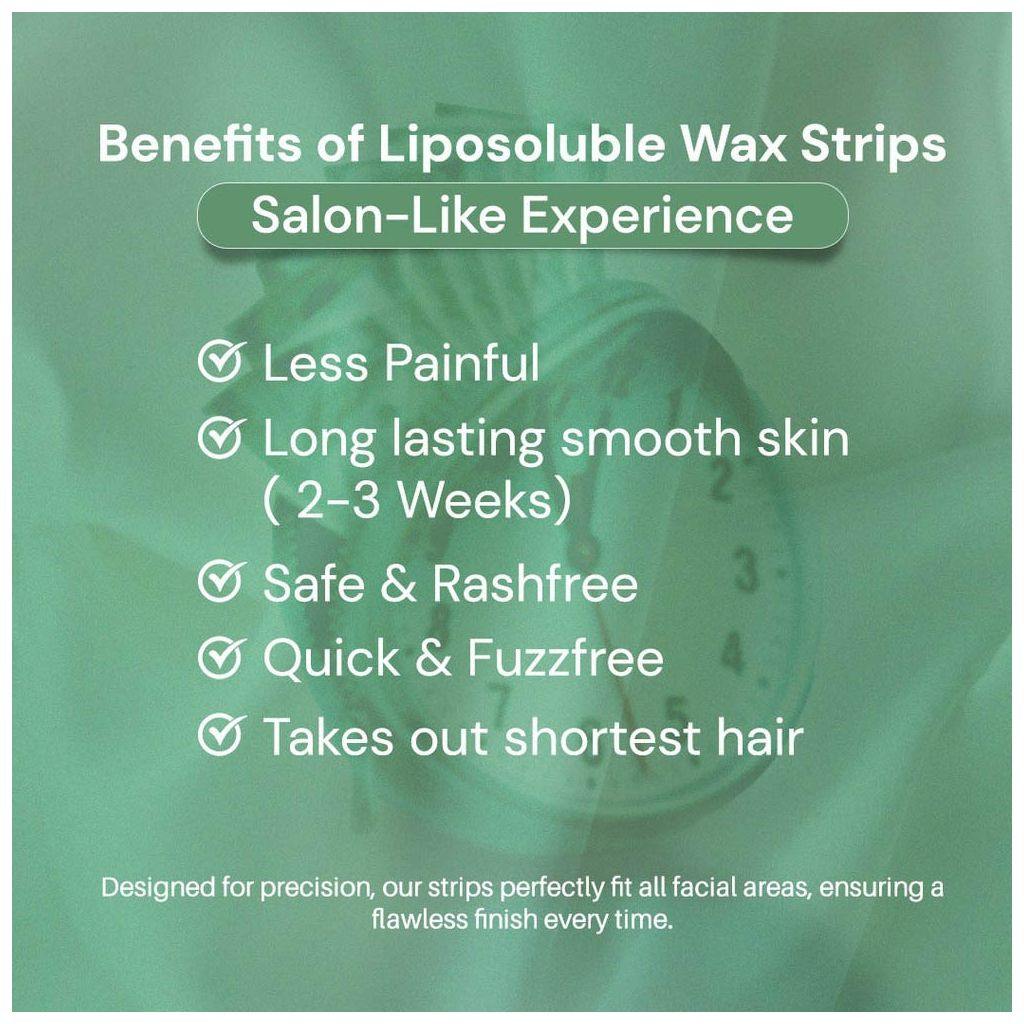 Enjoy Liposoluble Azulene Face Wax Strips, Pack of 27's