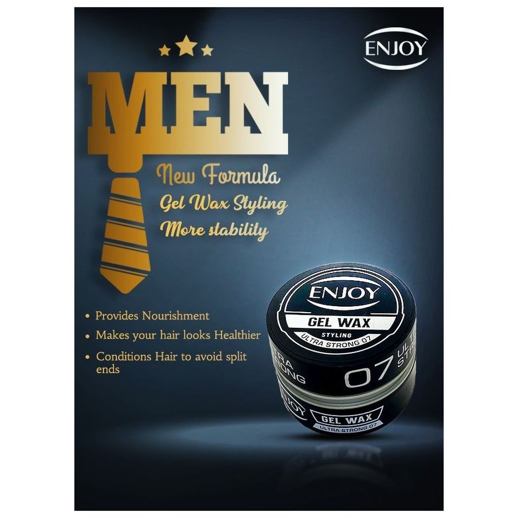 Enjoy Ultra Strong 07 Hair Styling Gel Wax 150ml