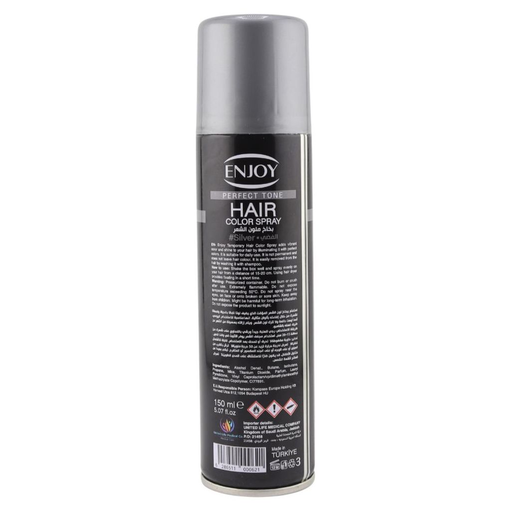 Enjoy Hair Color Spray 150ml - Silver