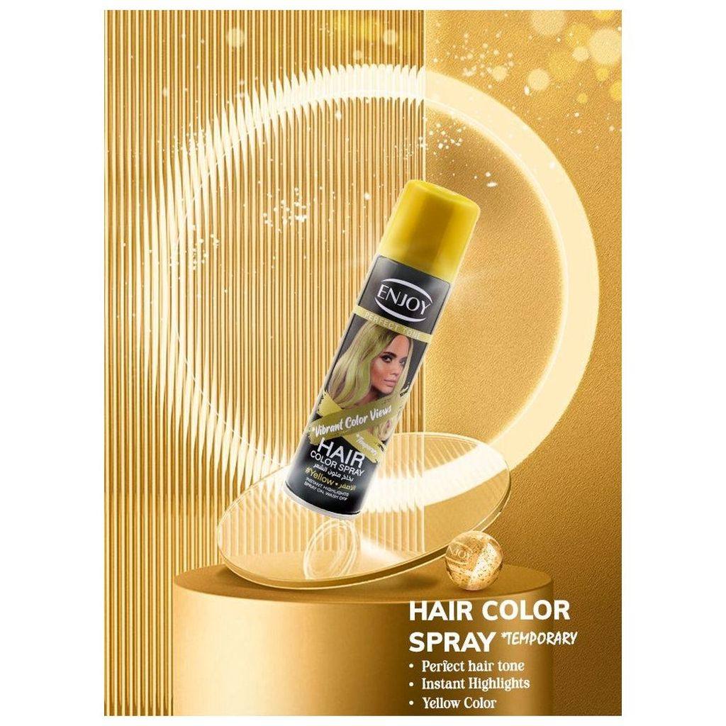 Enjoy Hair Color Spray 150ml - Yellow Color