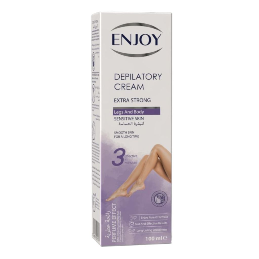 Enjoy Extra Strong Depilatory Cream For Sensitive Skin 100ml