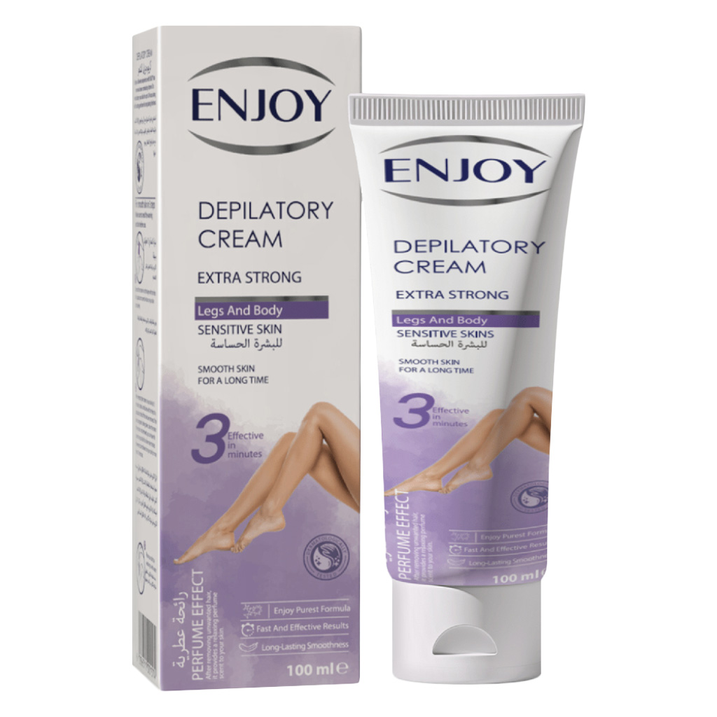 Enjoy Extra Strong Depilatory Cream For Sensitive Skin 100ml