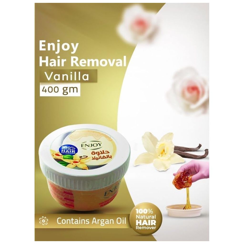 Enjoy Advanced Vanilla Hair Removal Wax 400g
