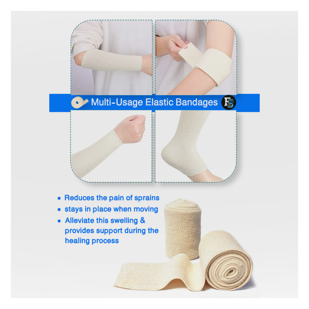 First Step Plus Elastic Bandage, Size 15cm x 4.5m