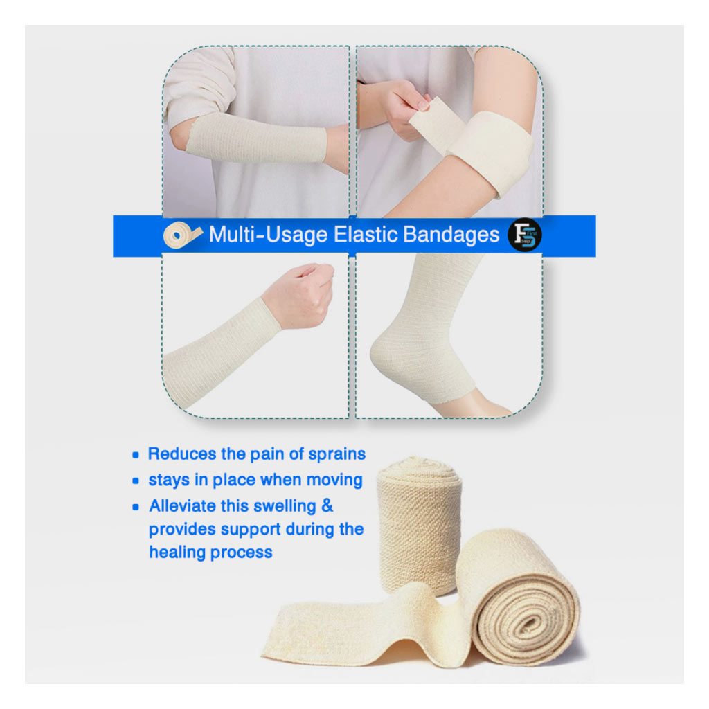 First Step Plus Elastic Bandage, Size 5cm x 4.5m