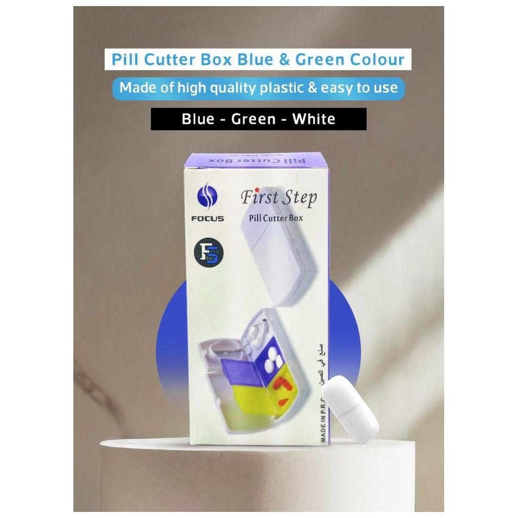 First Step Pill Cutter Box, Multi Color