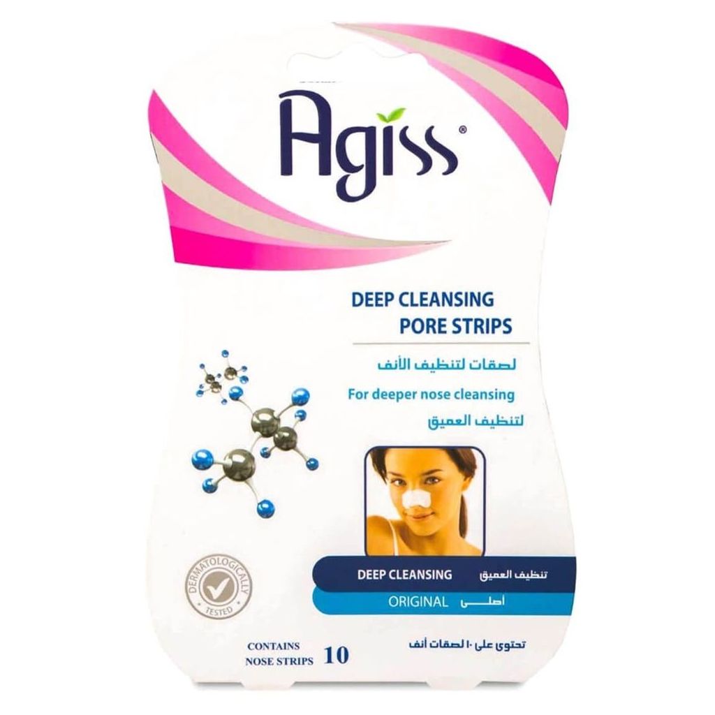 Agiss Deep Cleansing Pore Nose Strips, Pack of 10's
