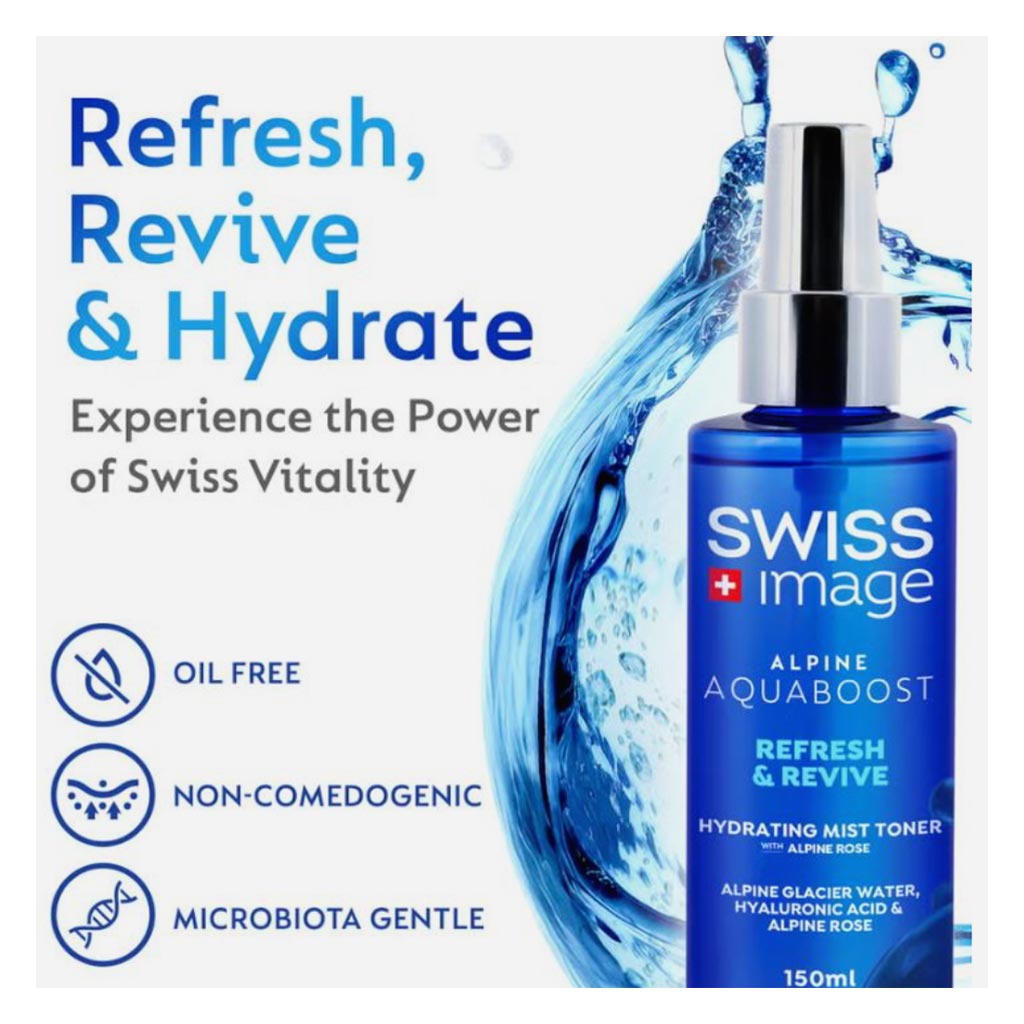 Swiss Image Alpine Aquaboost Refresh & Revive Hydrating Mist Toner 150ml