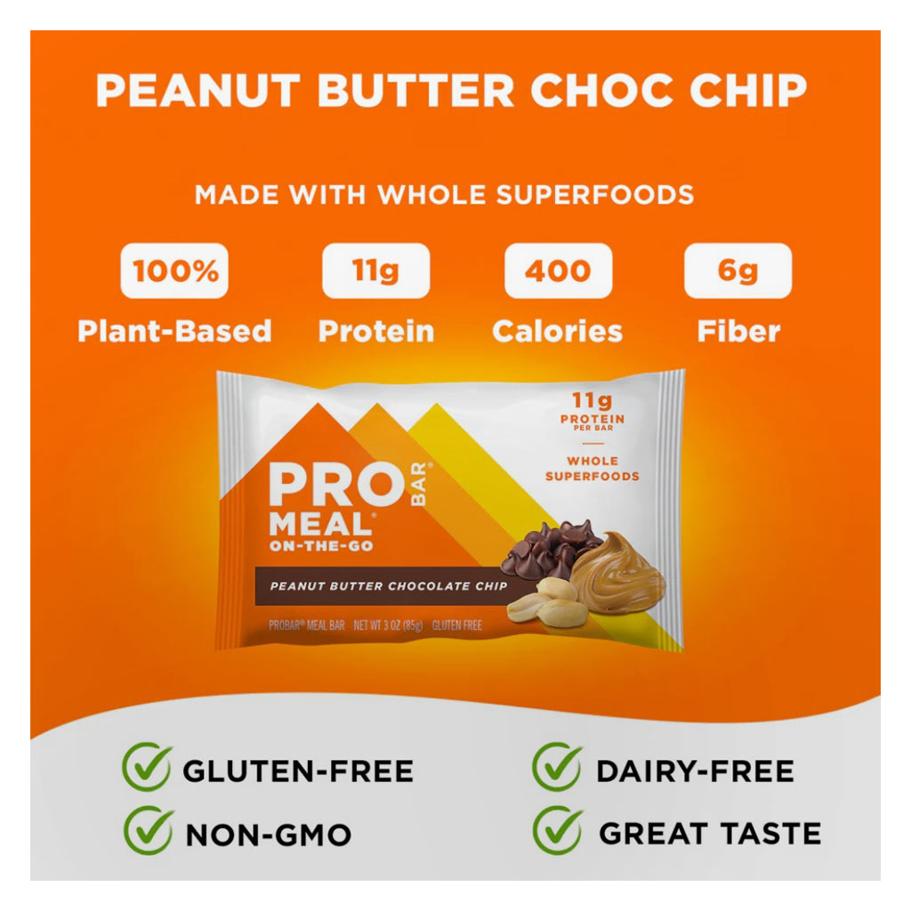 Probar Meal Peanut Butter Chocolate Chip Protein Bar 85g