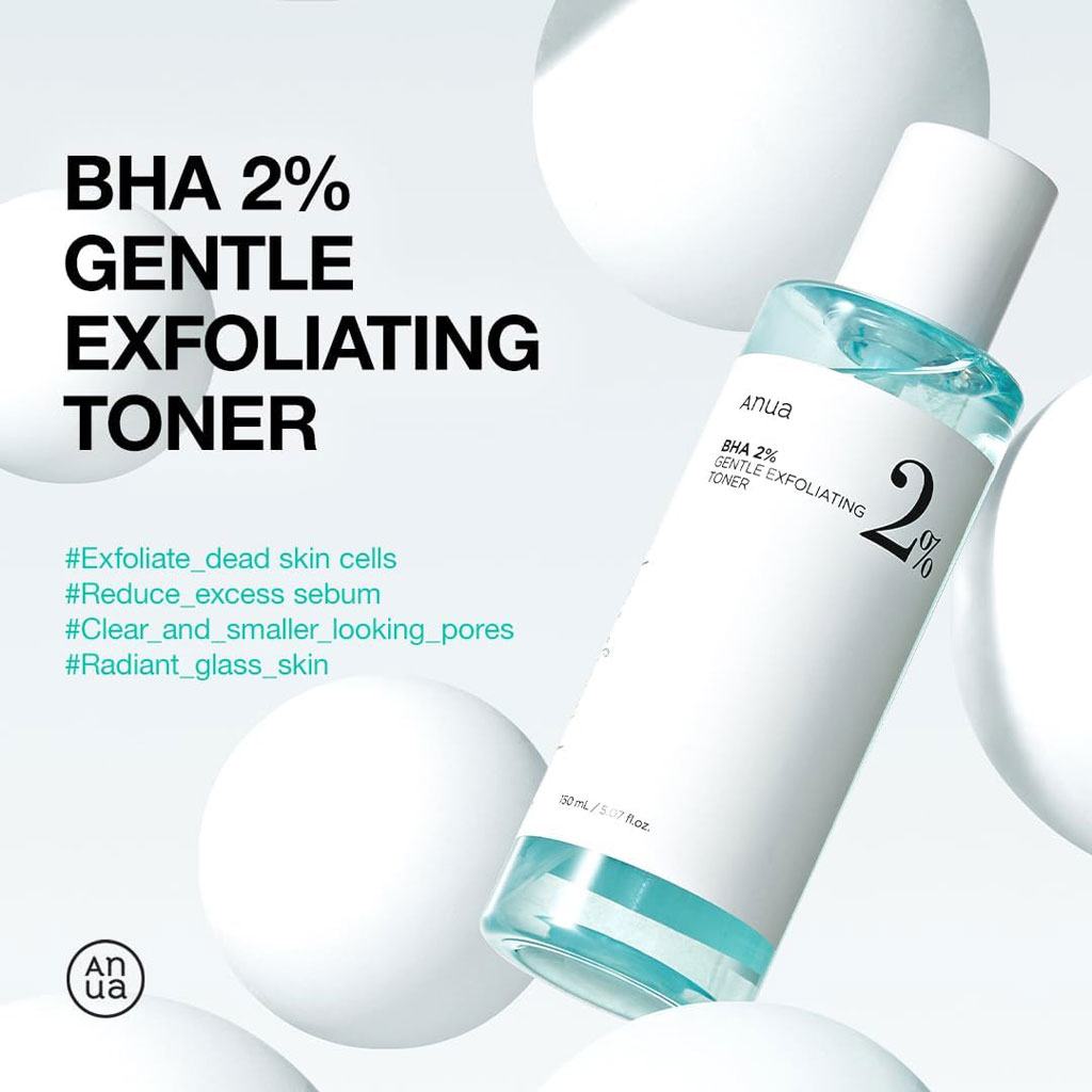 Anua BHA 2% Gentle Exfoliating Face Toner 150ml