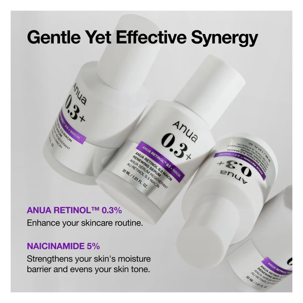 Anua Retinol 0.3% + Niacin Skin Renewing Serum 30ml