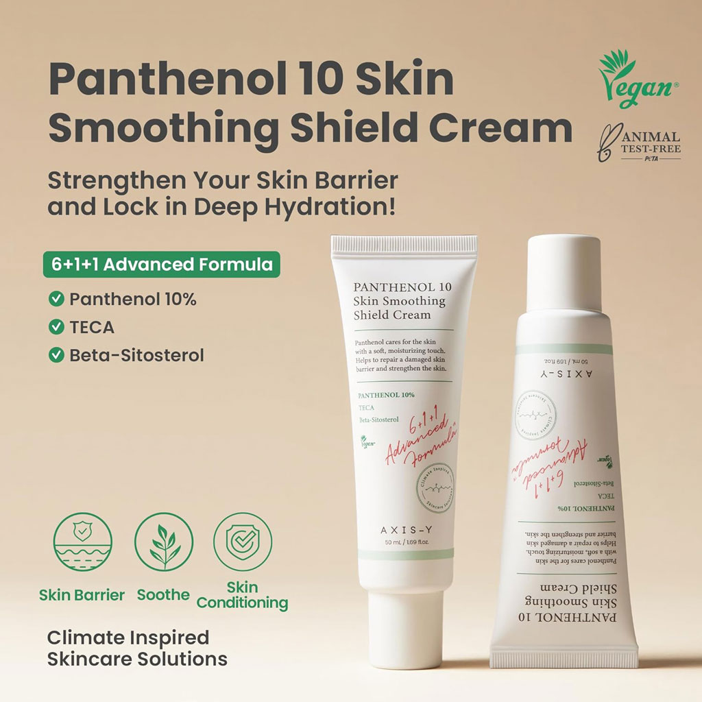Axis-Y Panthenol 10 Skin Smoothing Shield Cream 50ml