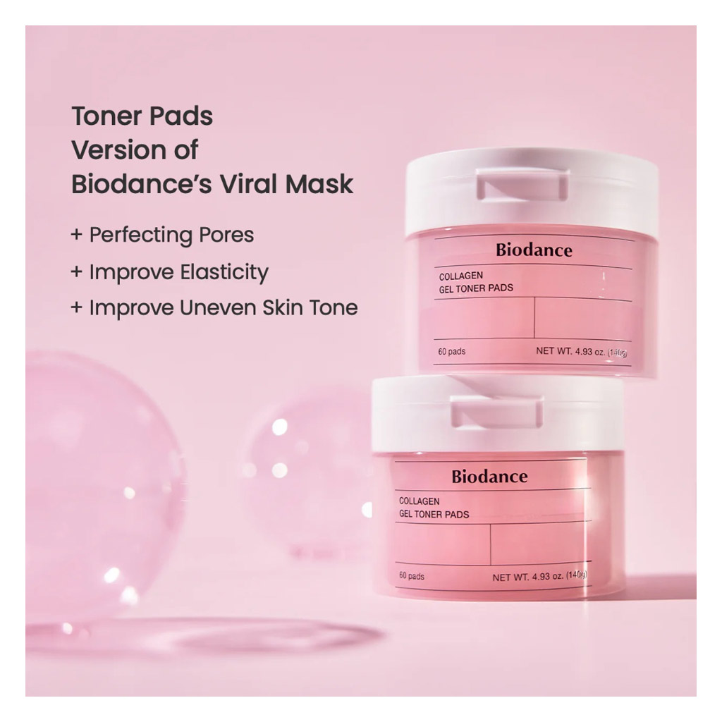 Biodance Collagen Gel Toner Pads, Pack of 60's