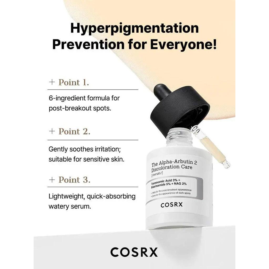 Cosrx The Alpha-Arbutin 2 Discoloration Care Serum 50ml