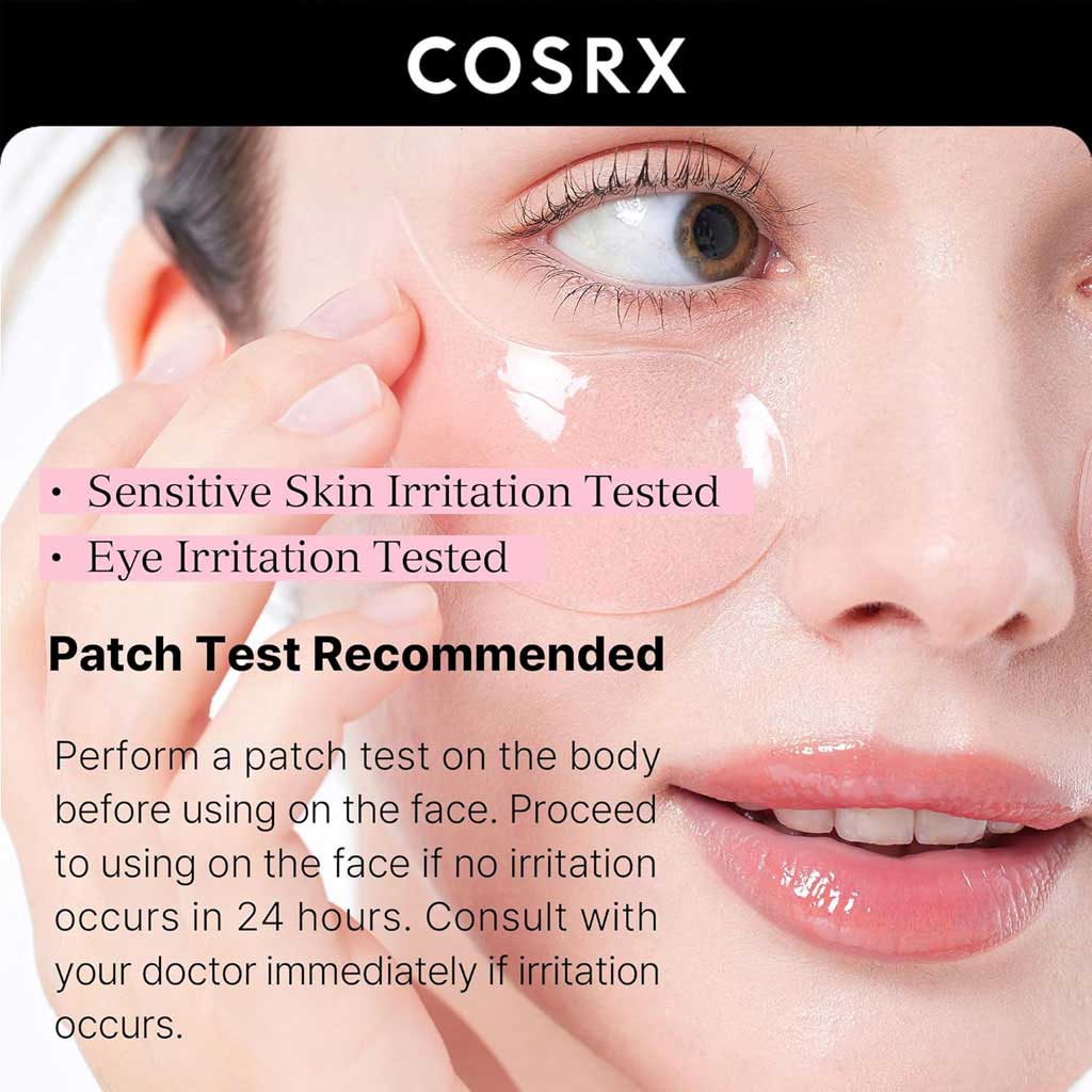Cosrx The Peptide Collagen Hydrogel Eye Patch, Pack of 60's