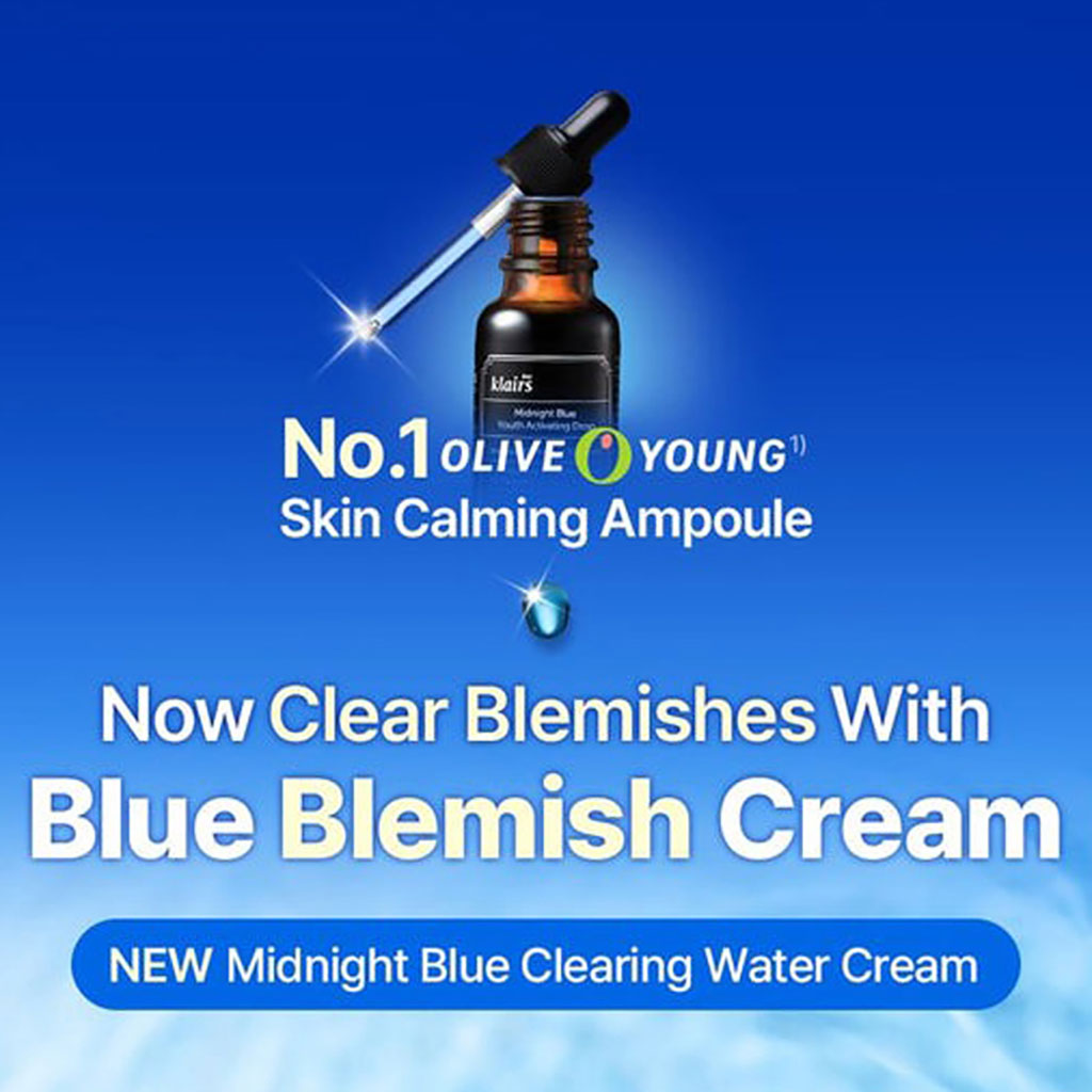 Dear Klairs Midnight Blue Clearing Water Cream 50g
