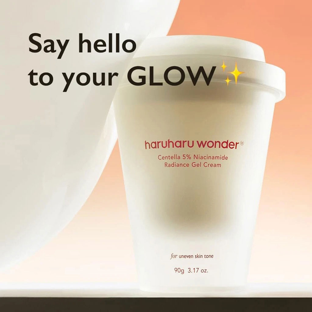 Haruharu Wonder Centella 5% Niacinamide Radiance Gel Cream 90g