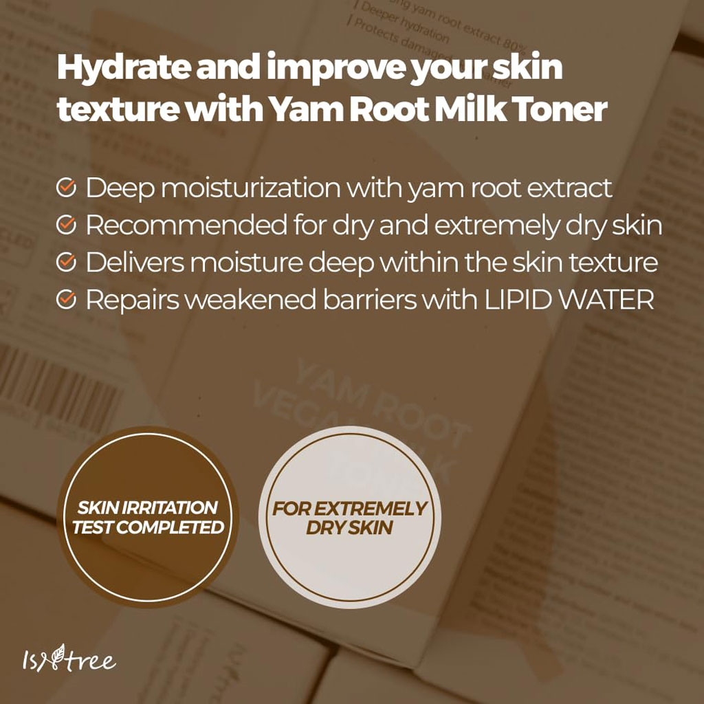 Isntree Yam Root Vegan Milk Toner 200ml