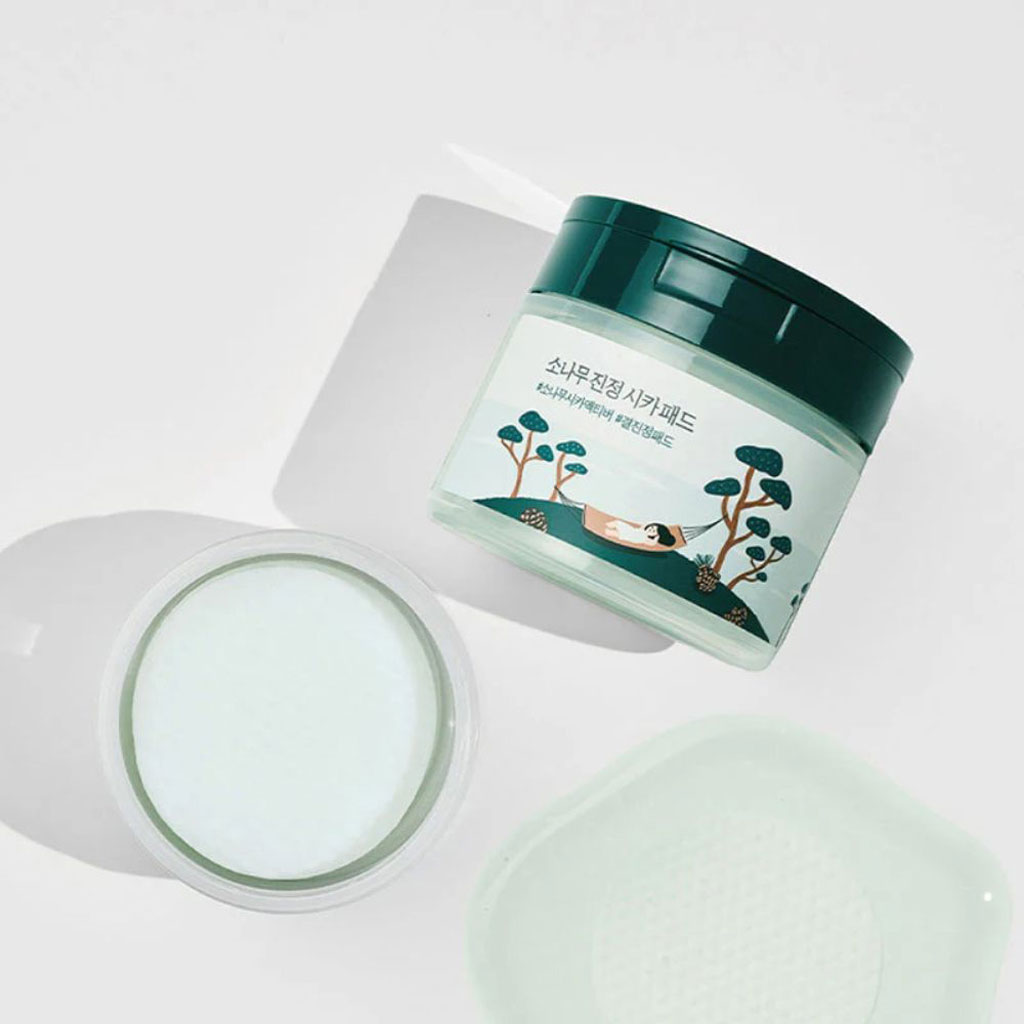 Round Lab Pine Calming Cica Cleansing Pads, Pack of 50's