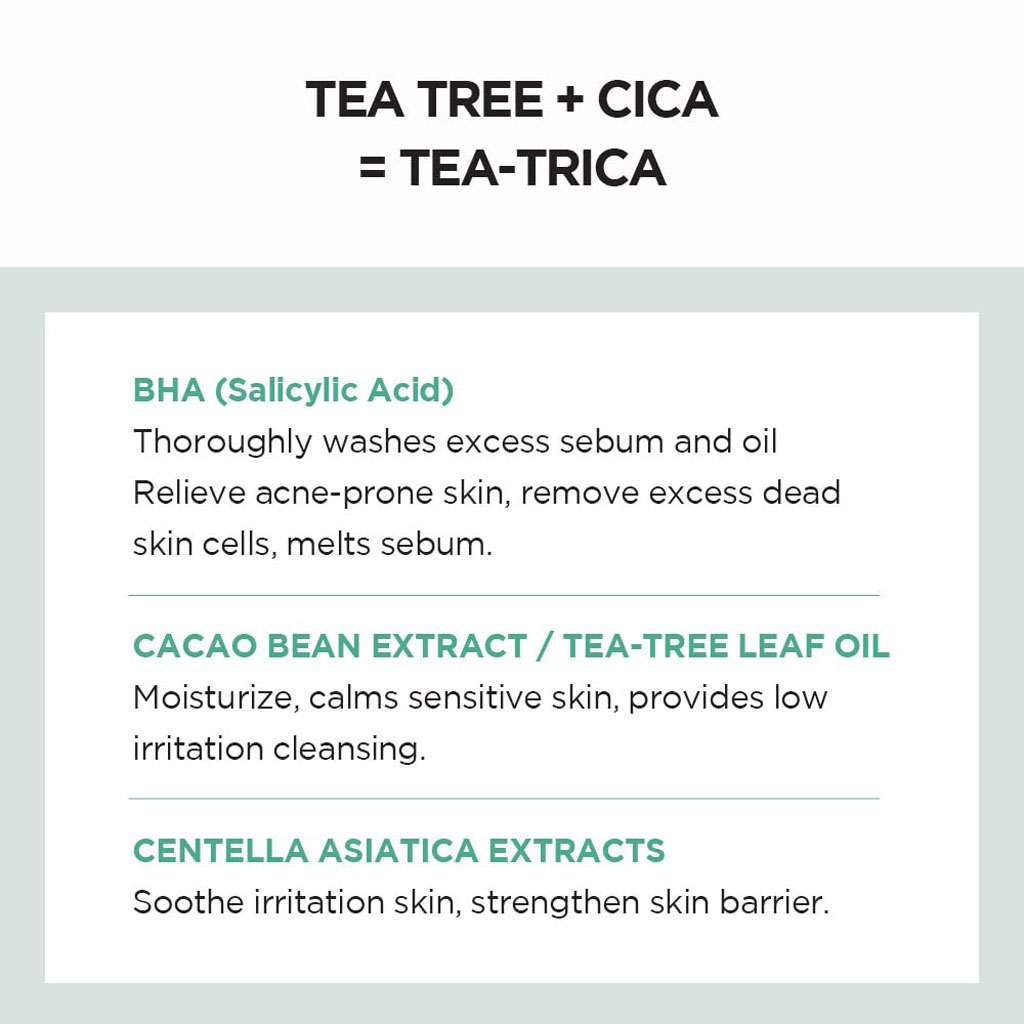 Skin1004 Madagascar Centella Tea-Trica BHA Cleansing Foam 125ml