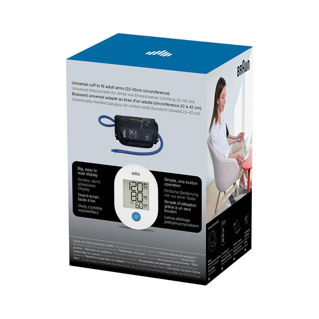 Braun ExactFit 1E Upper Arm Blood Pressure Monitor