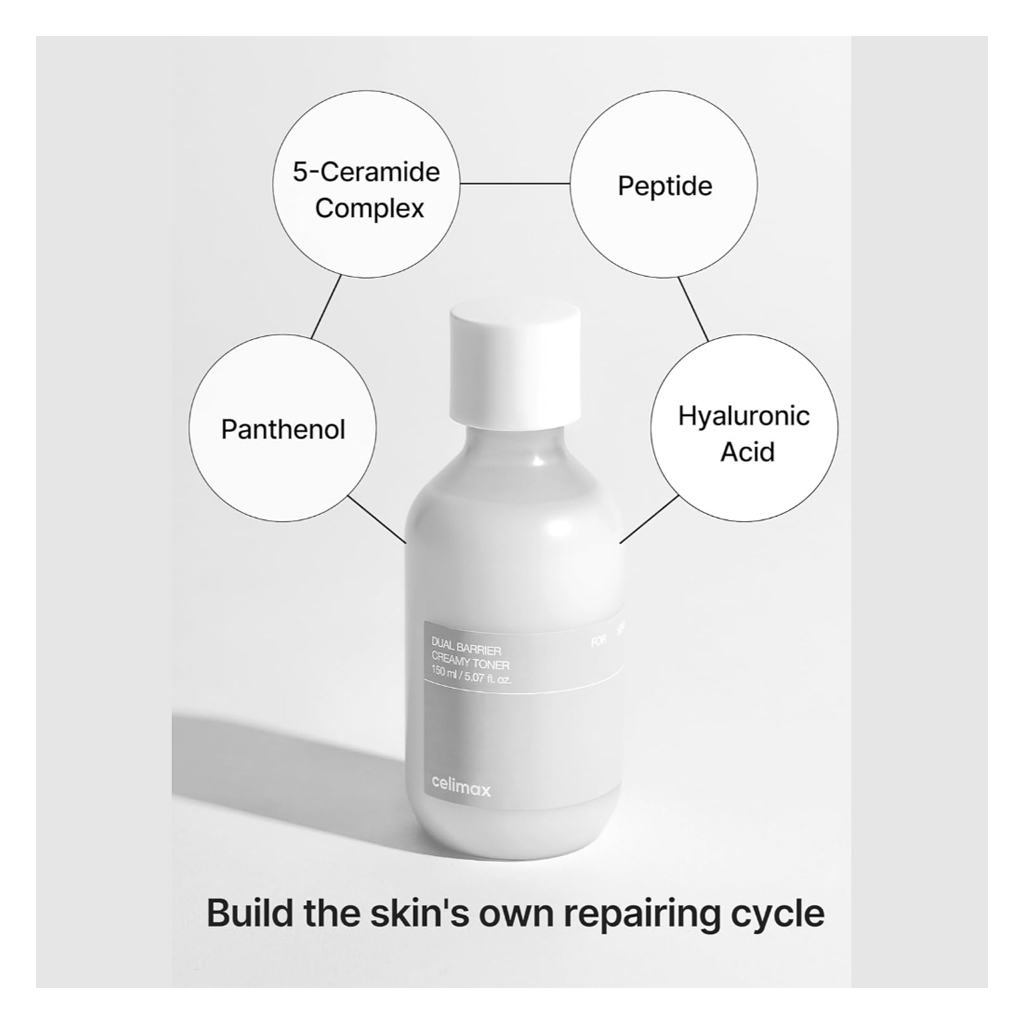 Celimax Dual Barrier Creamy Toner For Sensitive Skin 150ml