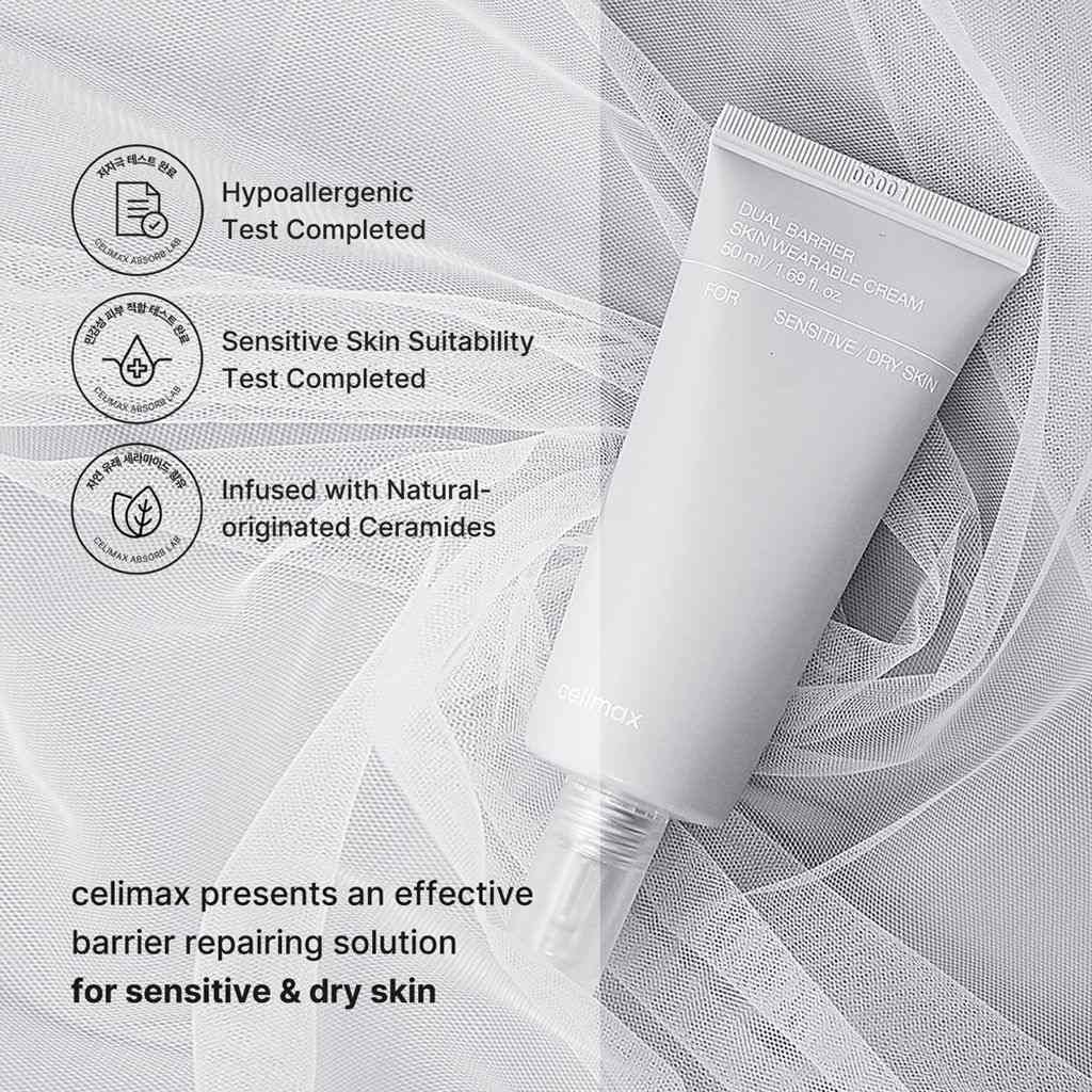 Celimax Dual Barrier Skin Wearable Cream 50ml