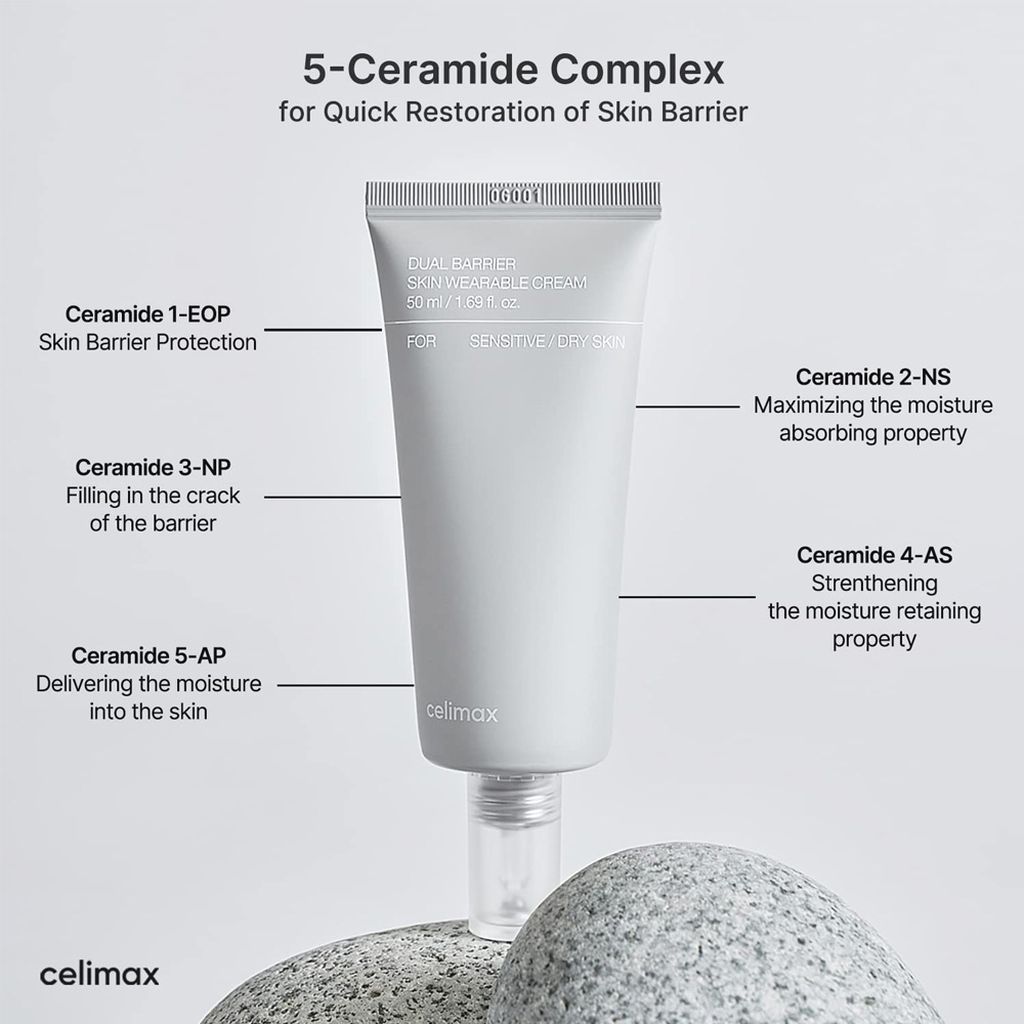Celimax Dual Barrier Skin Wearable Cream 50ml
