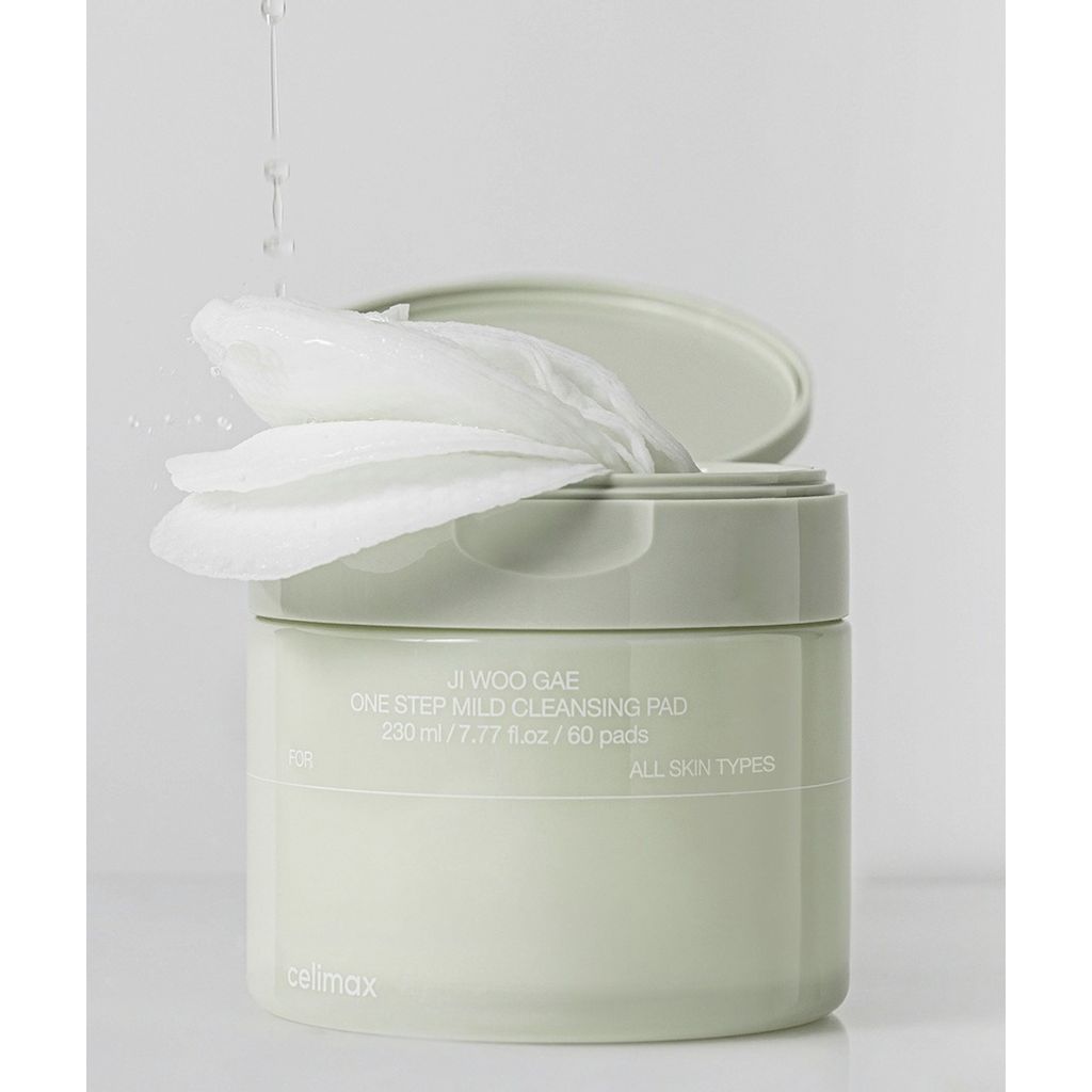 Celimax Ji Woo Gae One Step Mild Cleansing Pads, Pack of 60's