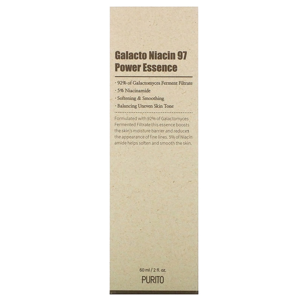 Purito Galacto Niacin 97 Power Essence For Uneven Skin Tone 60ml