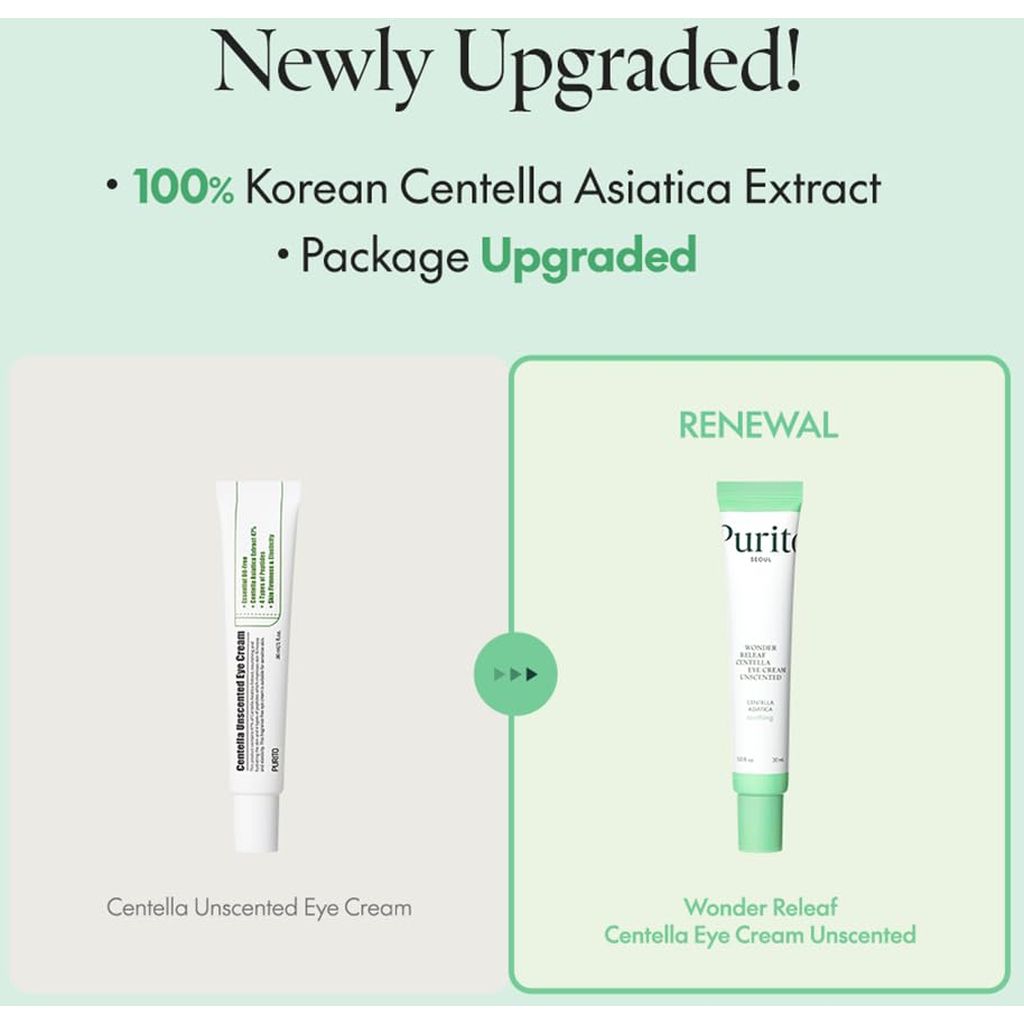 Purito Seoul Wonder Releaf Centella Unscented Eye Cream 30ml