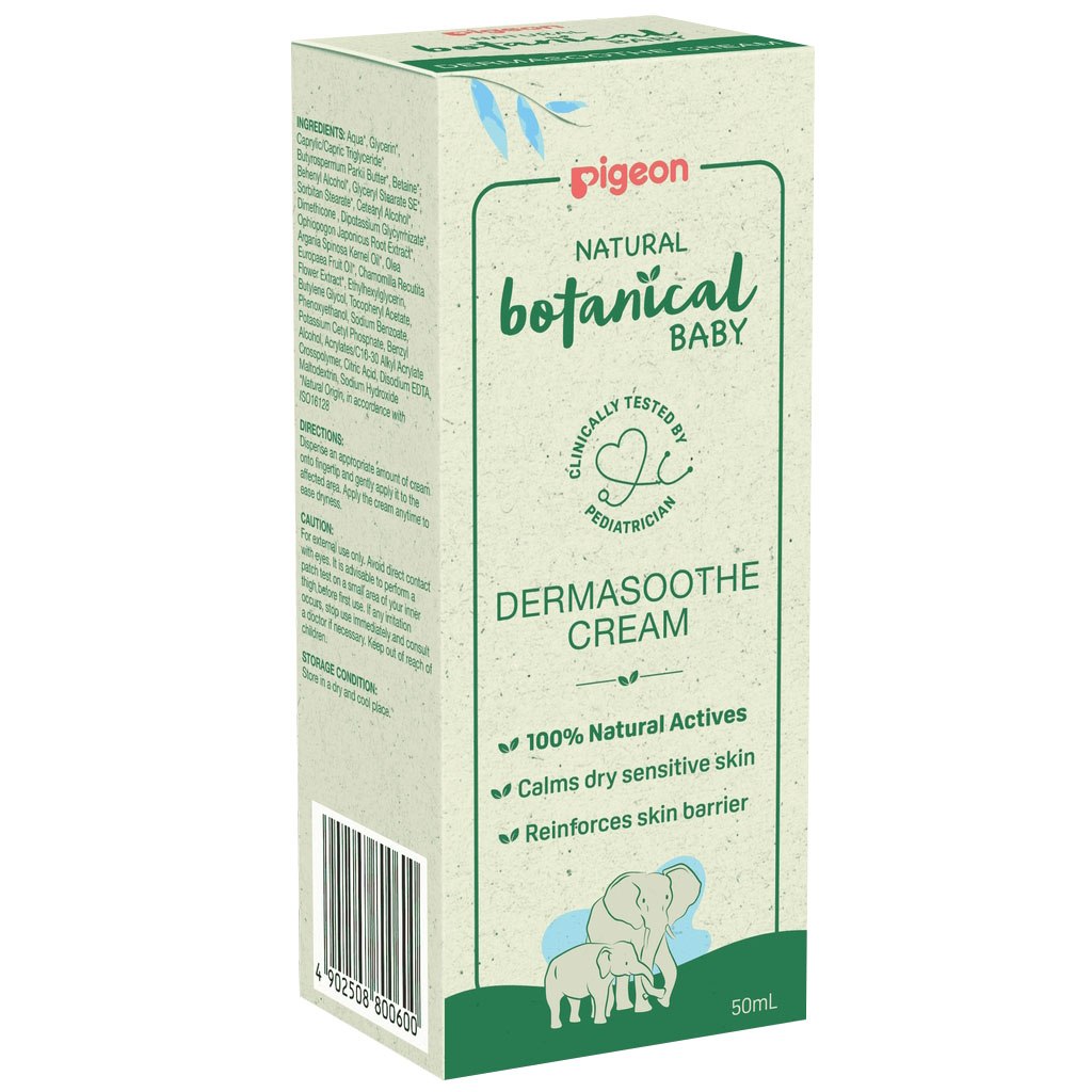 Pigeon Natural Botanical Baby Dermasoothe Cream 50ml