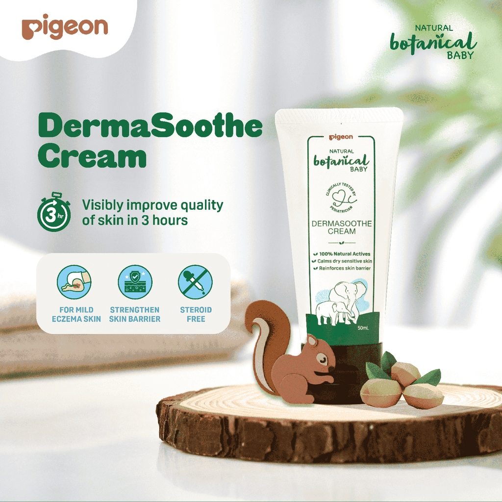 Pigeon Natural Botanical Baby Dermasoothe Cream 50ml
