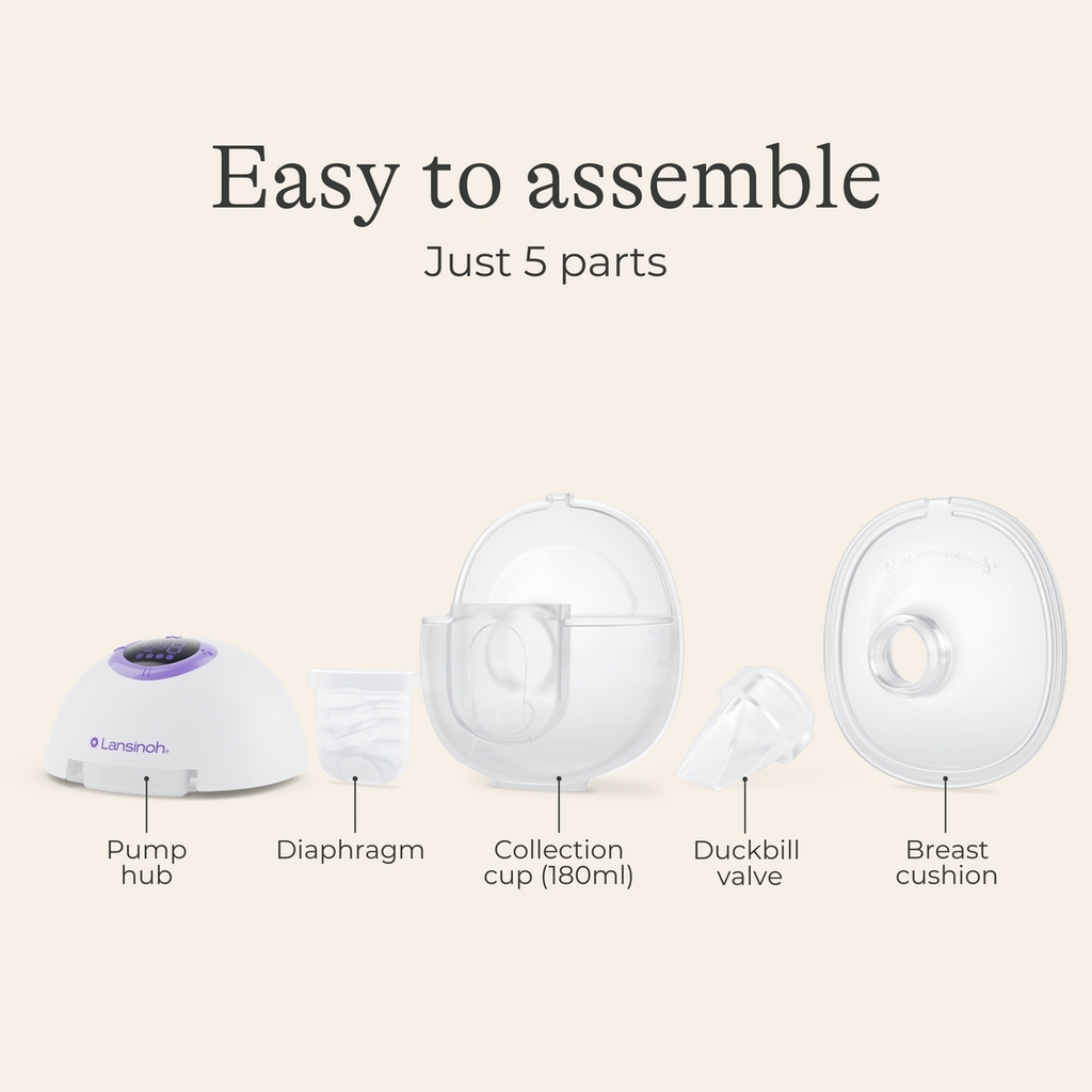 Lansinoh Discreet Duo Wearable Electric Breast Pump