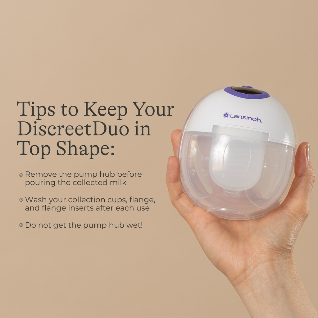 Lansinoh Discreet Duo Wearable Electric Breast Pump