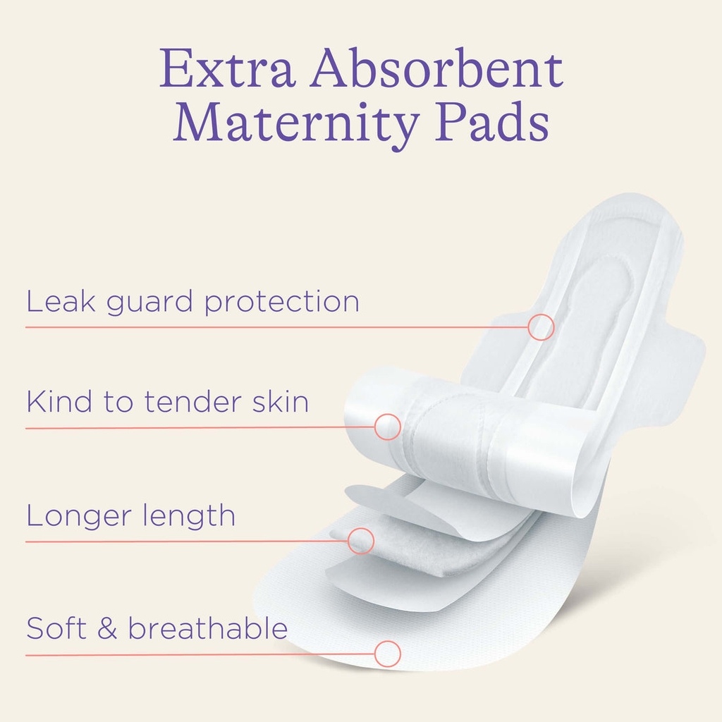 Lansinoh Maternity Pads From 0-2 Weeks, Pack of 10's 