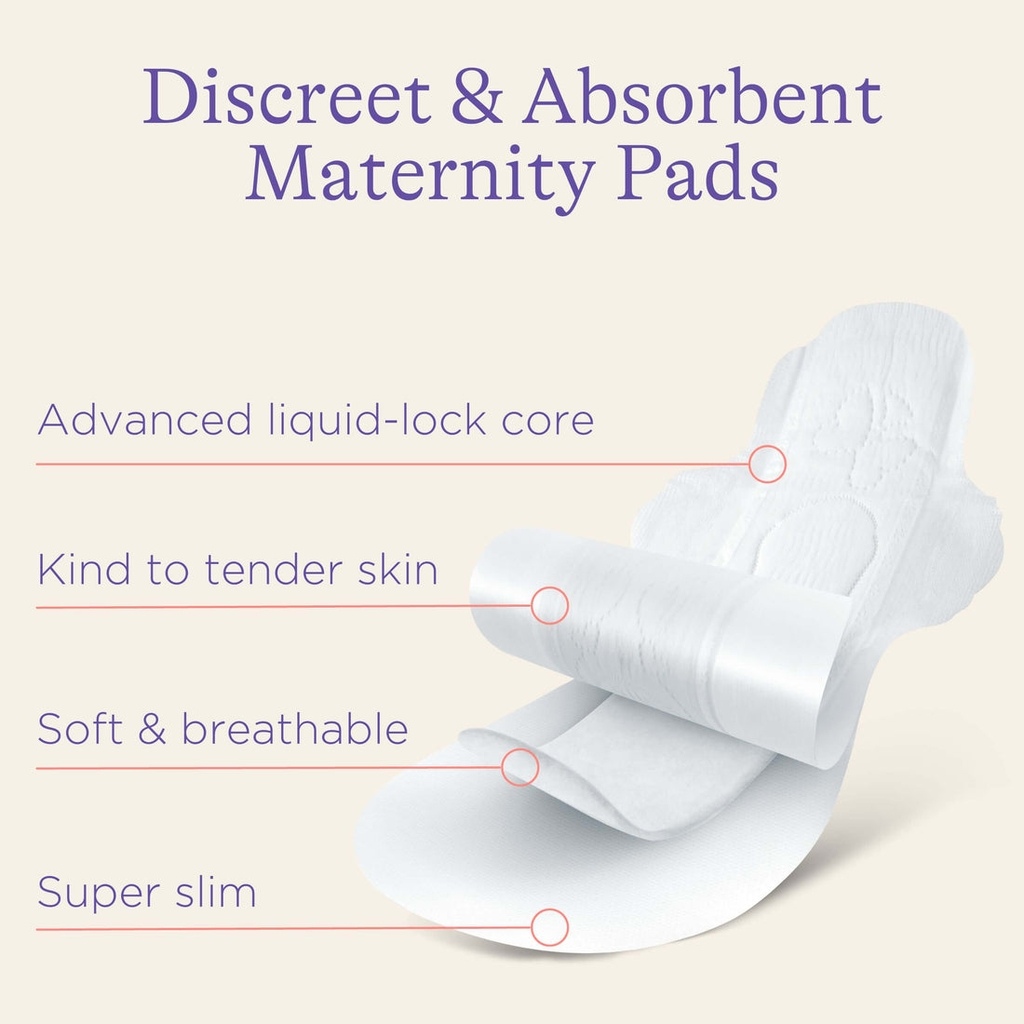 Lansinoh Maternity Pads From 2+ Weeks Post-Birth, Pack of 12's
