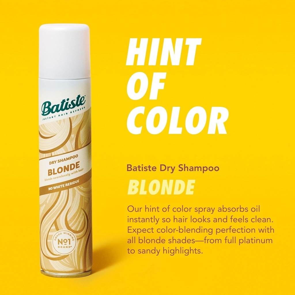 Batiste Dry Shampoo For Blonde Hair 200ml