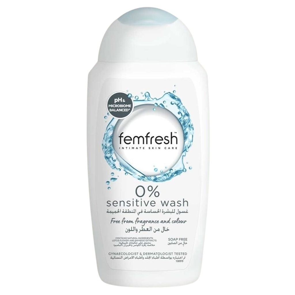 Femfresh Intimate 0% Sensitive Wash 250ml