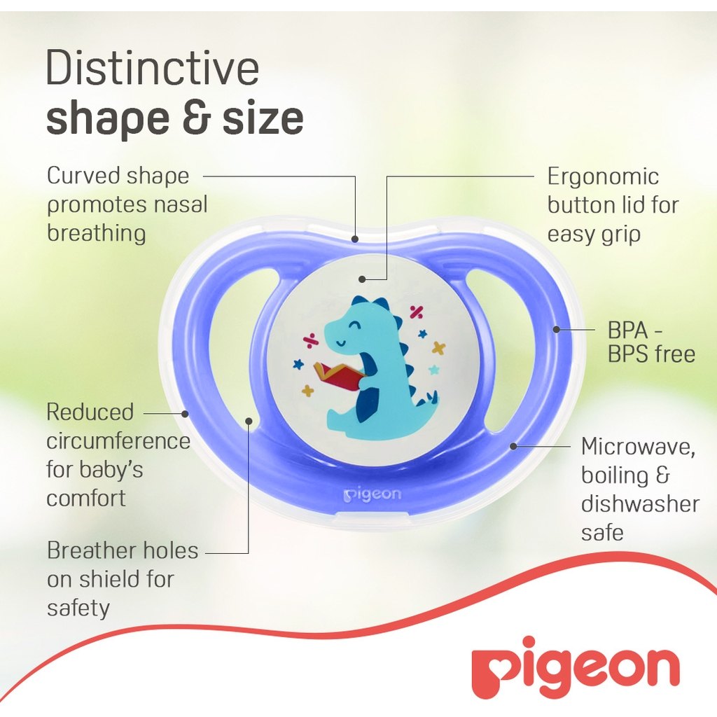 Pigeon Minilight Pacifier For 12+ Months Baby, Size - Large, Boy