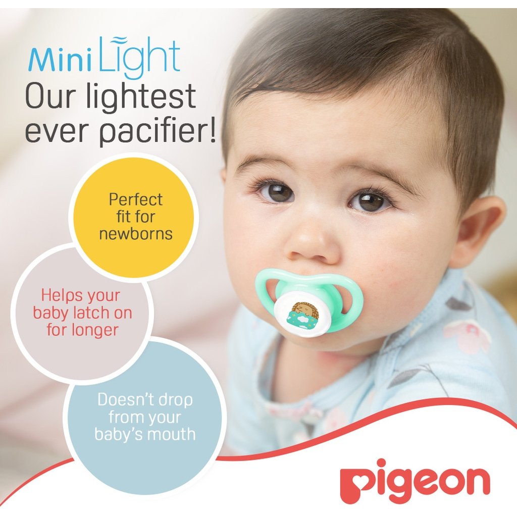 Pigeon Minilight Pacifier For 6+ Months Baby, Size - Medium