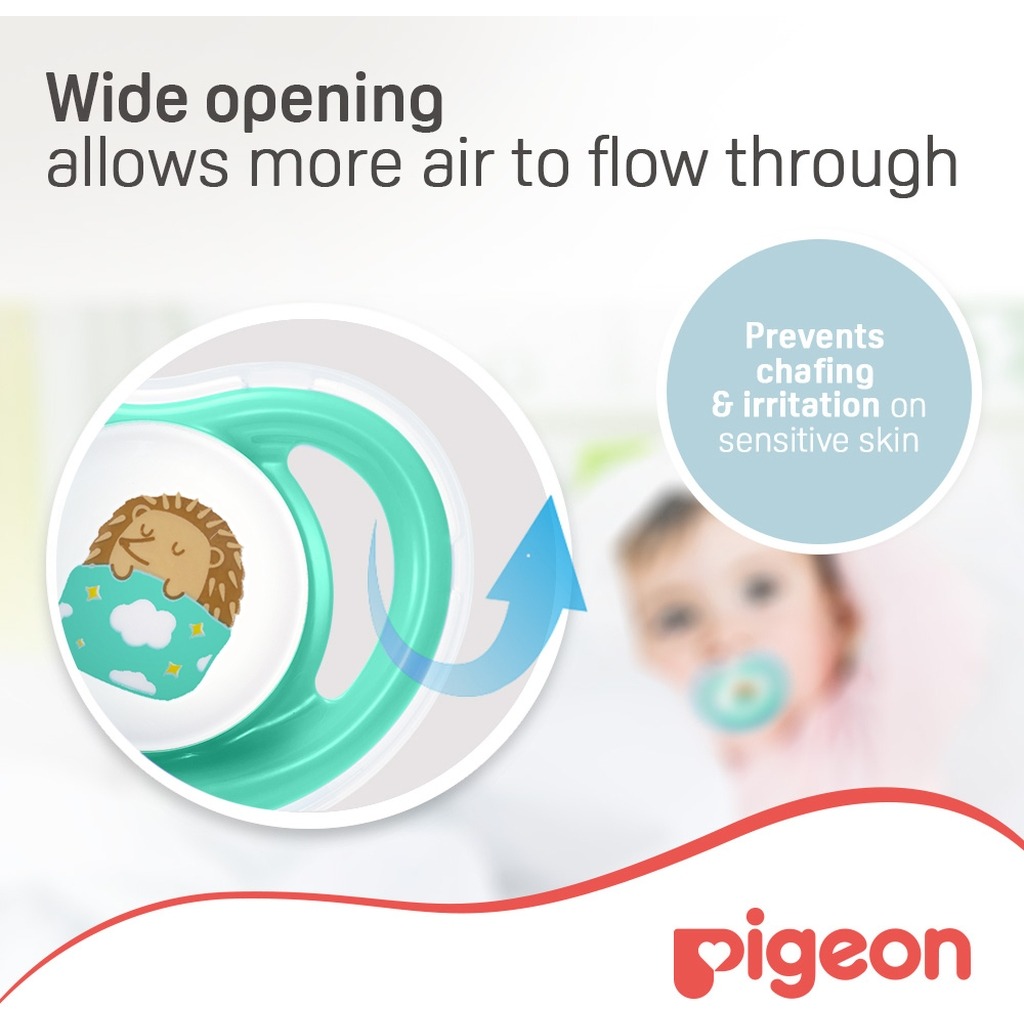 Pigeon Minilight Pacifier For 6+ Months Baby, Size - Medium