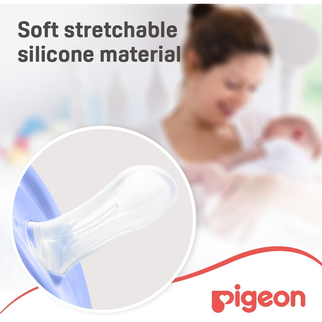 Pigeon Minilight Pacifier For 6+ Months Baby, Size - Medium, Boy