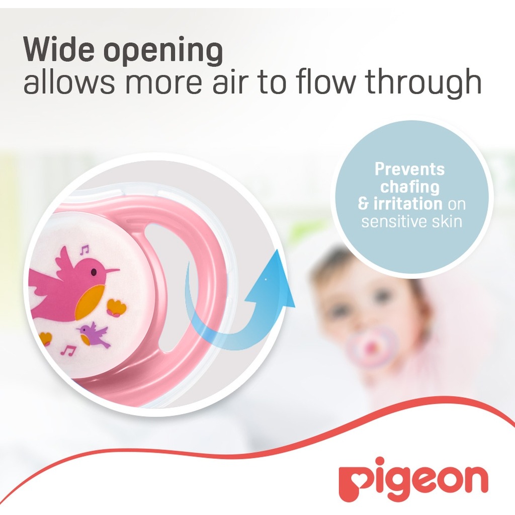Pigeon Minilight Pacifier For 0+ Months Baby, Size - Small, Girl