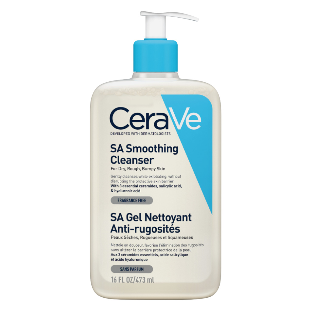CeraVe SA Smoothing Cleanser With Salicylic Acid For Dry, Rough & Bumpy Skin 473ml