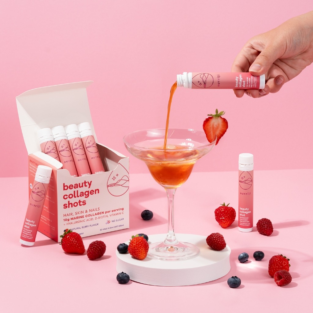 Nutrili Beauty Collagen Oral Shots Vial 25ml, Pack of 20's