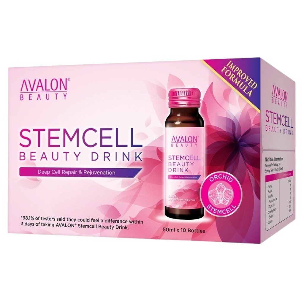 Avalon Beauty Stemcell Beauty Drink Shots 50ml, Pack of 10's