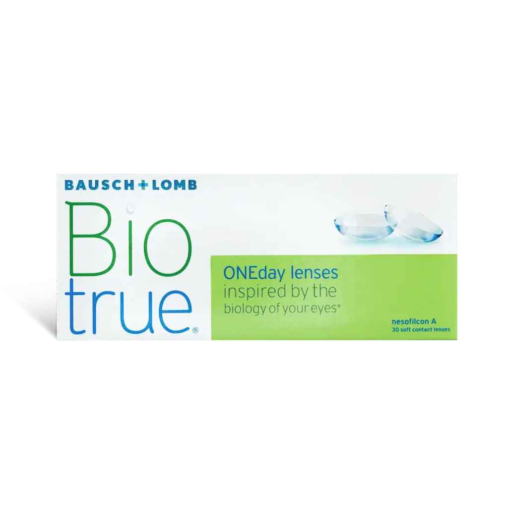 Biotrue One Day Clear Contact Lenses, Base Curve 8.6, Pack of 30’s