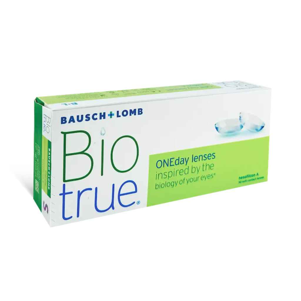 Biotrue One Day Clear Contact Lenses, Base Curve 8.6, Pack of 30’s