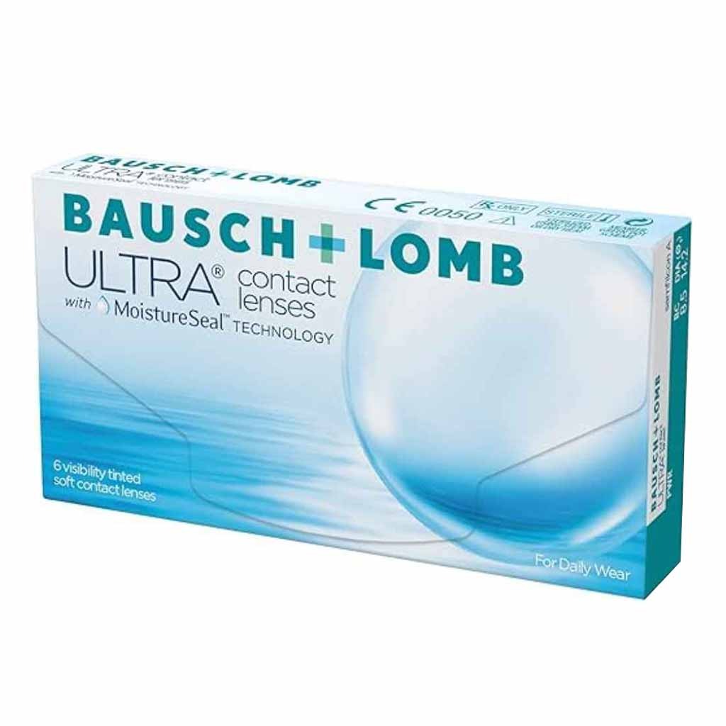 Ultra Monthly Clear Contact Lenses, Base Curve 8.5, Pack of 6’s